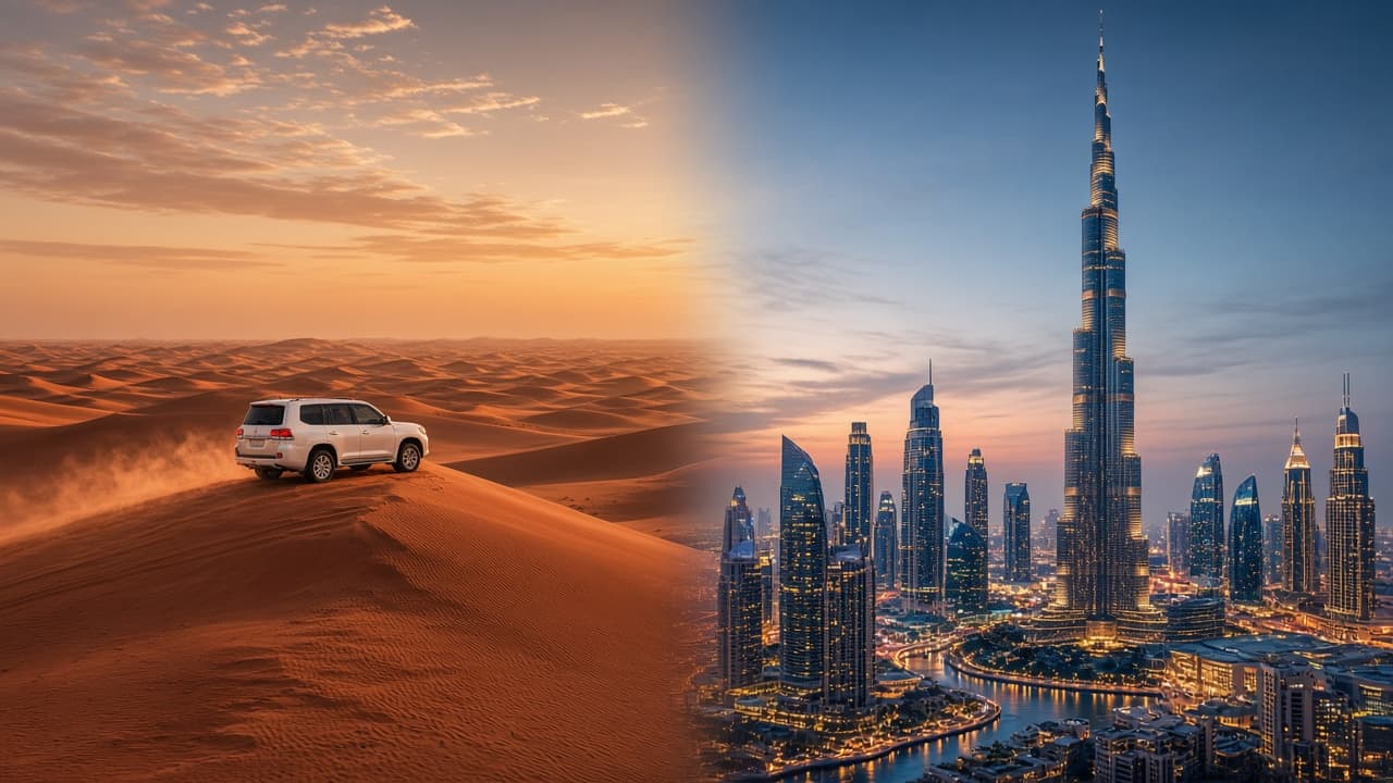 Desert Safari vs City Tour Dubai 2026: Which to Book First (Or Both Same Day)